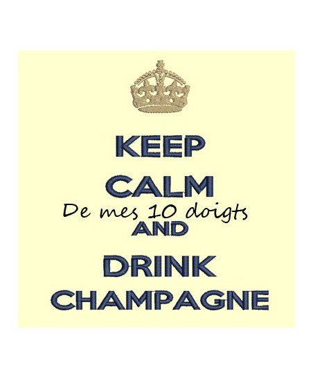 Keep Calm - 2 tailles + 2 couronnes offertes