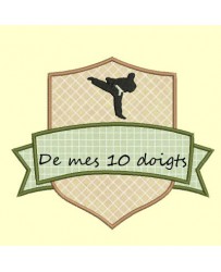 blason Judo - 2 tailles