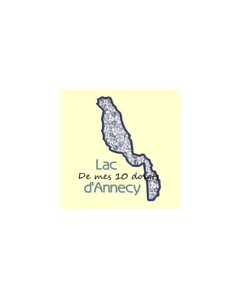 Carte de la Bretagne en appliqué - 4 tailles