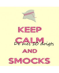 Keep Calm don't smoke - 10x18