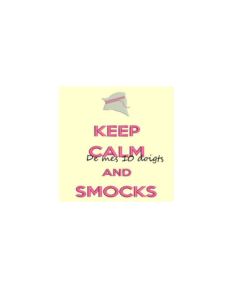 Keep Calm don't smoke - 10x18