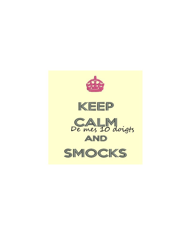 Keep Calm don't smoke - 10x18