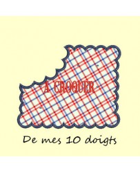 Panier de légumes en appliqué - 3 tailles
