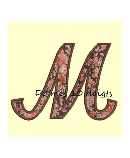 ABC Jolies lettres - Grande taille - 13x14 cm