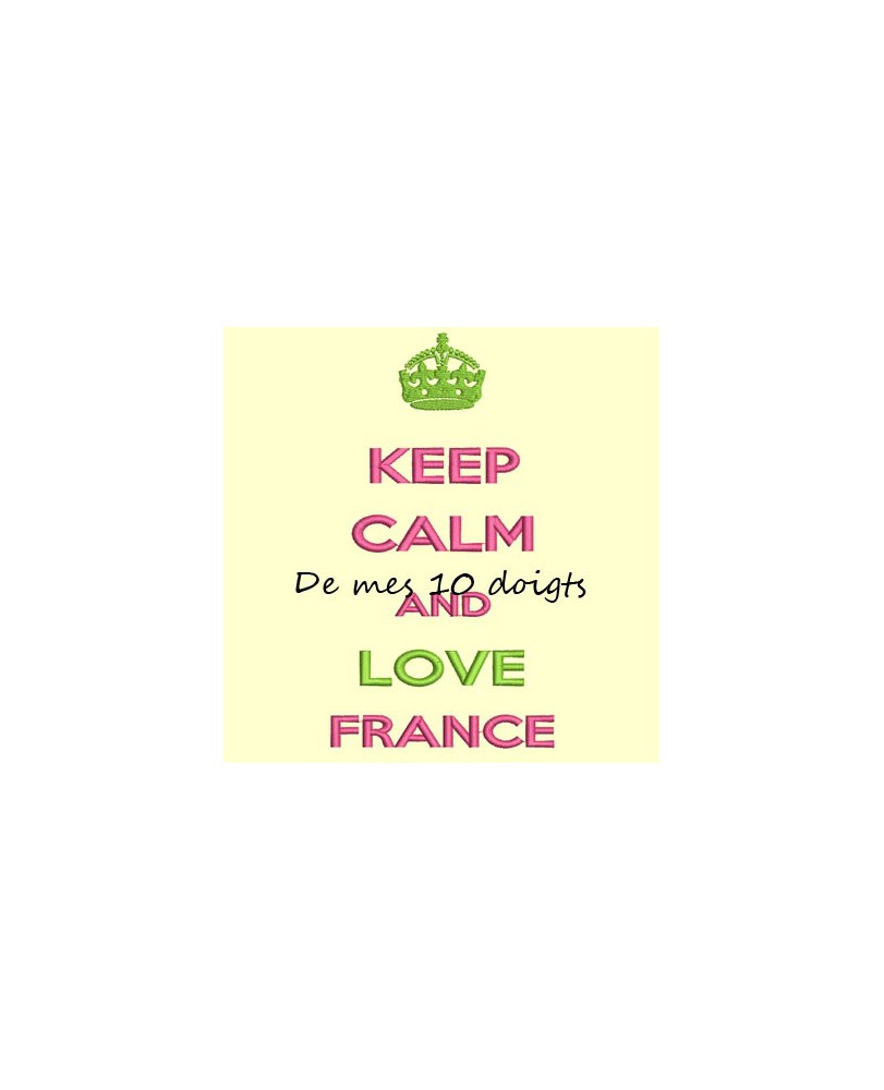 Keep Calm & smocks - 13x18
