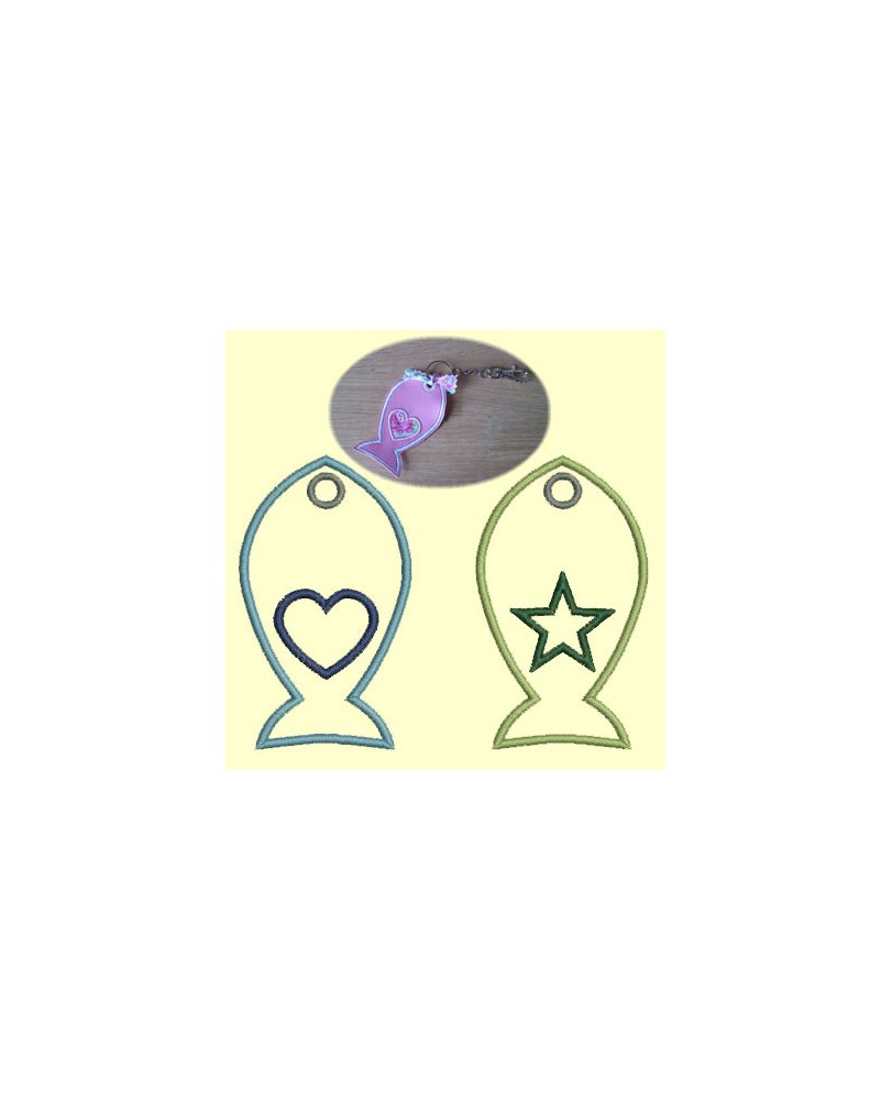 guirlande de poissons d'Avril - 5 tailles