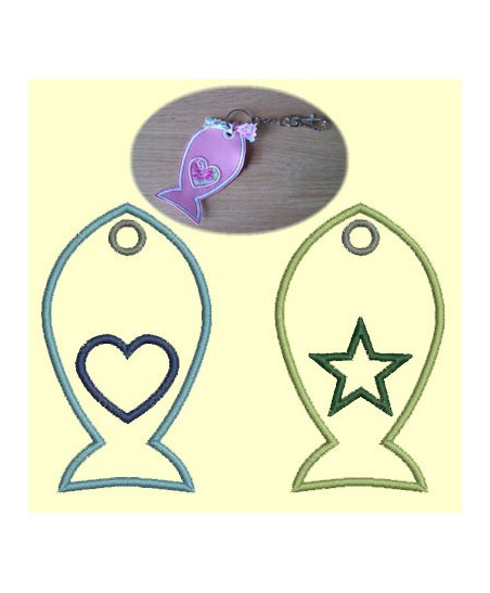 guirlande de poissons d'Avril - 5 tailles