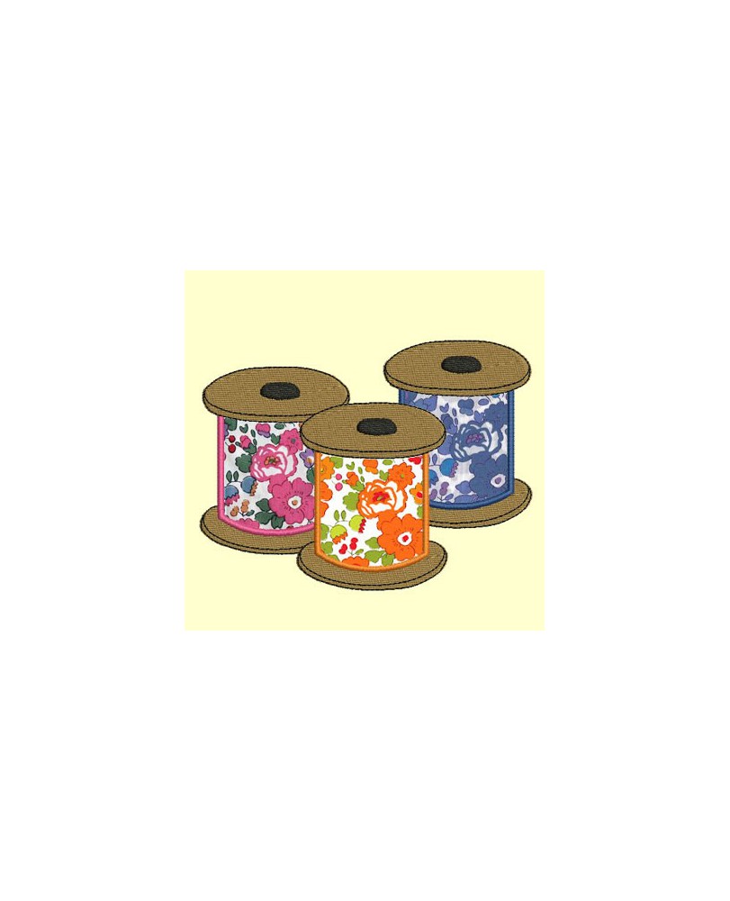 Canard de bain en appliqué - 6 tailles + trio offert
