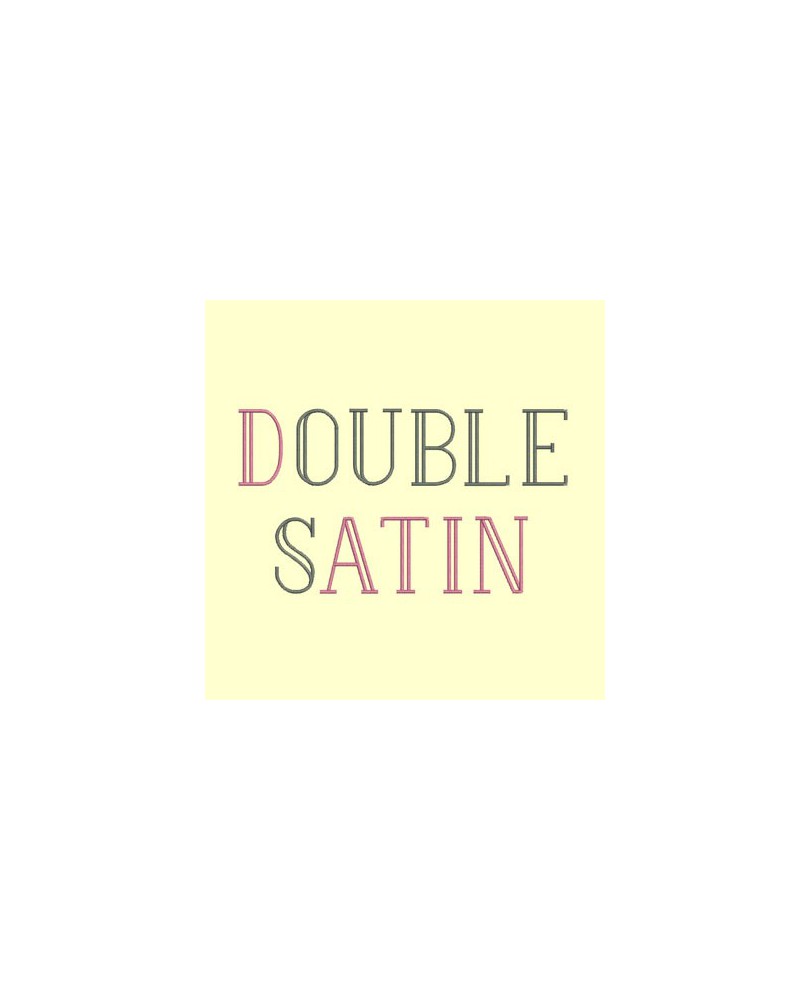 Alphabet double satin - 4 tailles