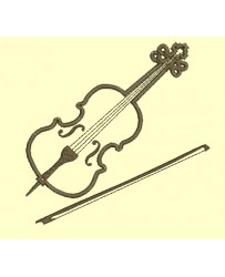 Violoncelle appliqué - Appliqués