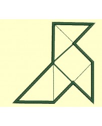 Cocotte en papier appliqué - Appliqués