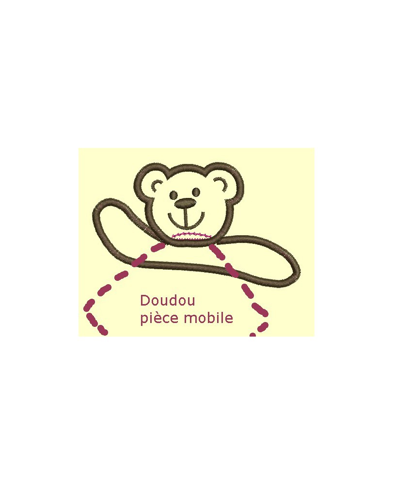 Doudou tout doux - Appliqués