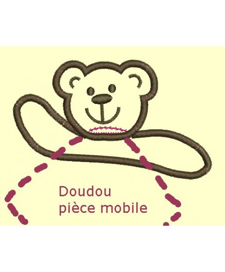 Doudou tout doux - Appliqués