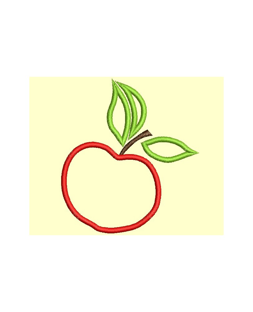 Pomme en appliqué - Appliqués