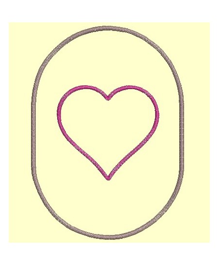 Lot de formes simples (coudières, étoiles, coeur) grande taille - Appliqués
