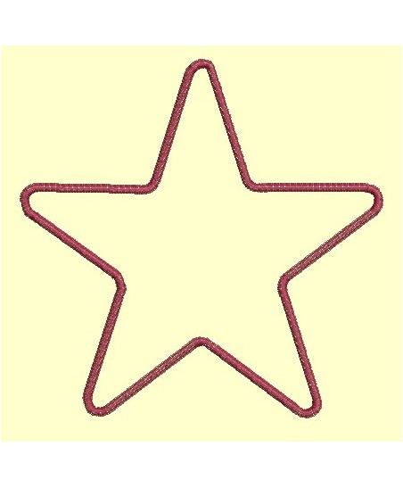 Lot de formes simples (coudières, étoiles, coeur) grande taille - Appliqués