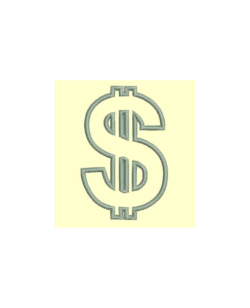 Dollar en appliqué - Appliqués