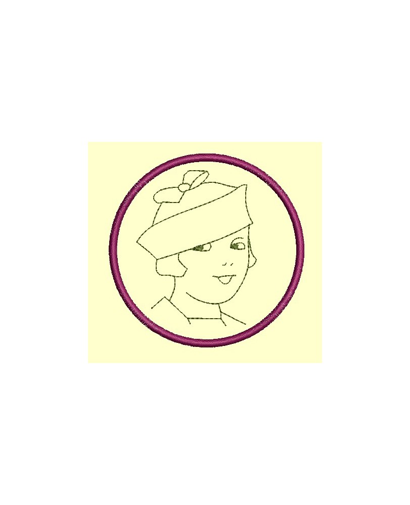 Médaillon fillette - Accueil