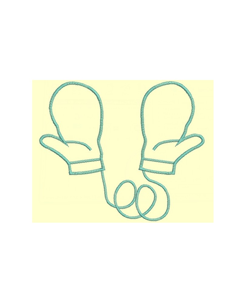 Moufles en appliqué - Appliqués