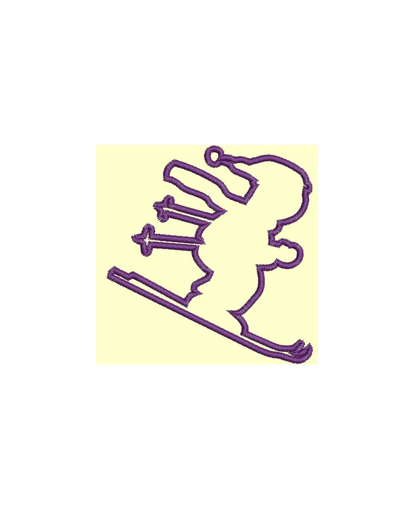 Tout schuss en appliqué - Appliqués