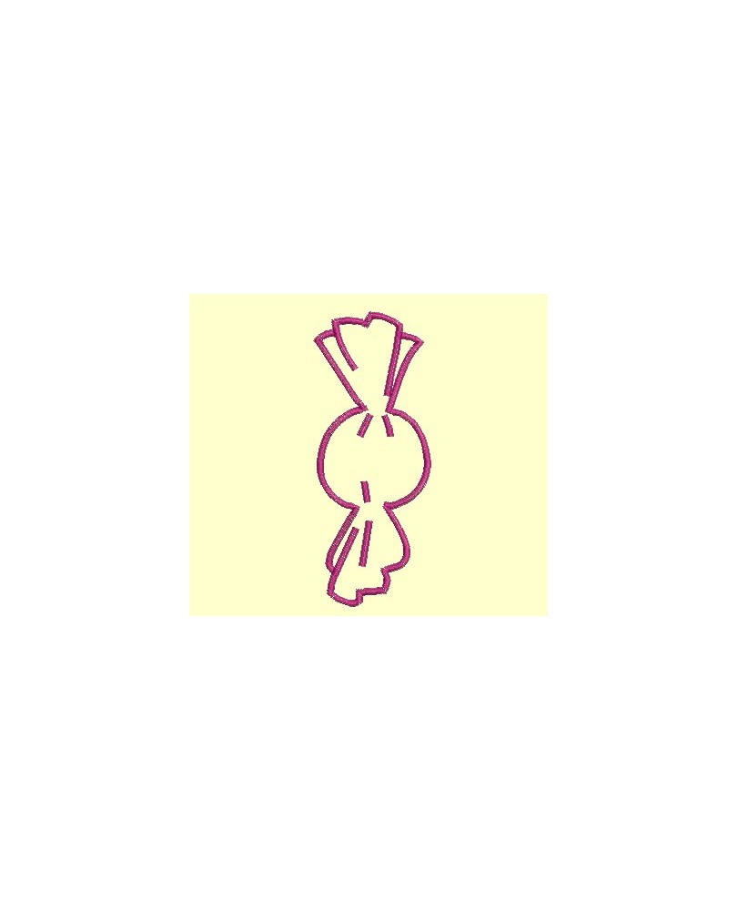 Bonbon en appliqué - Appliqués
