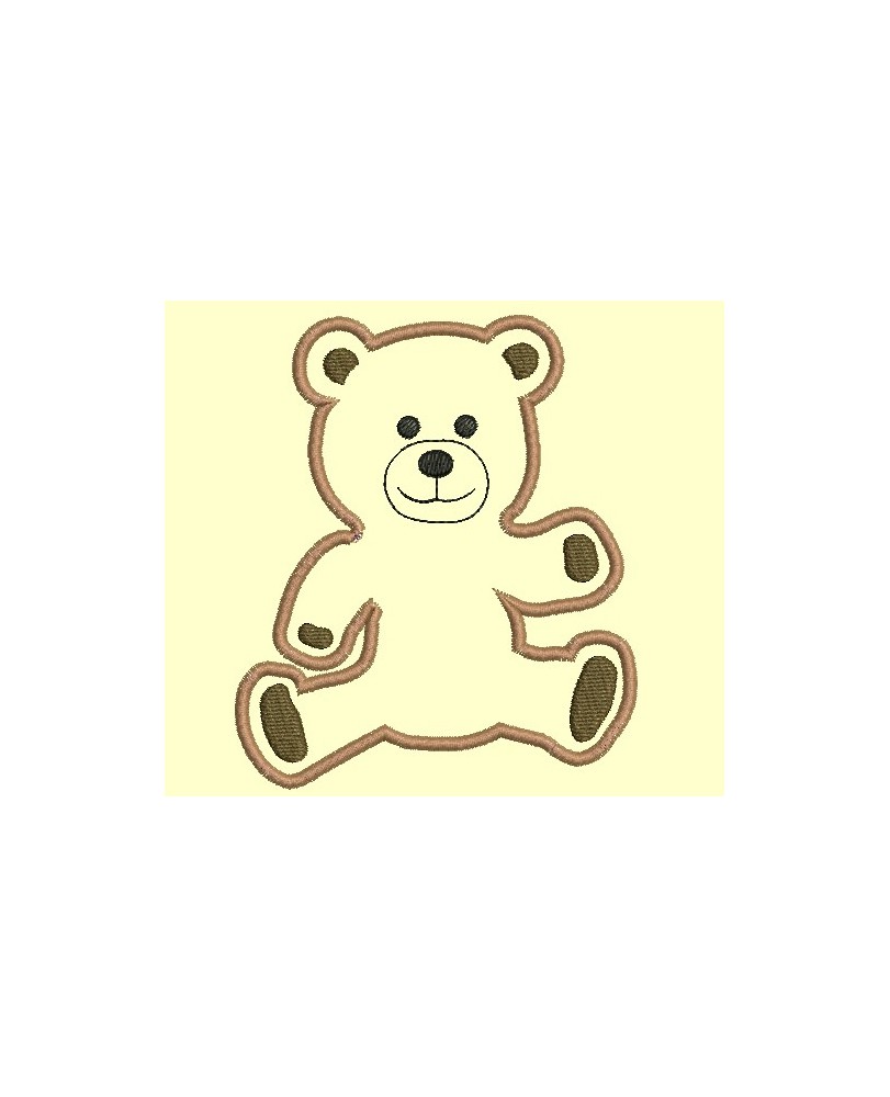 Ourson en appliqué - Appliqués