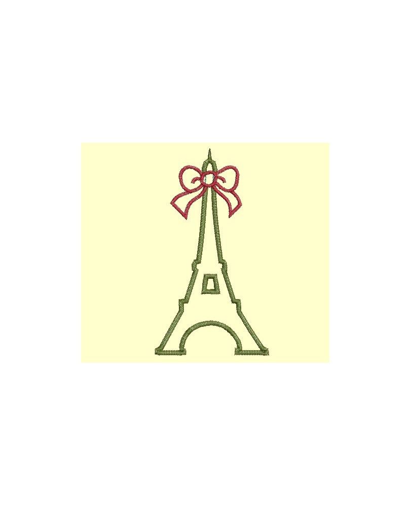 Tour Eiffel en appliqué - Appliqués