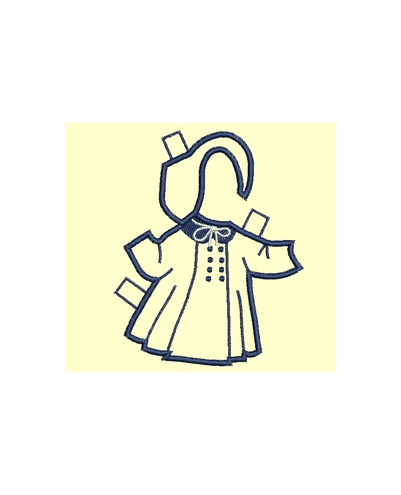 Manteau en appliqué - Accueil
