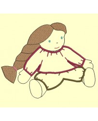 Poupee assise - Accueil