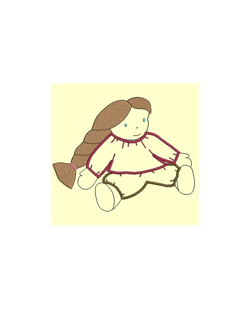 Poupee assise - Accueil