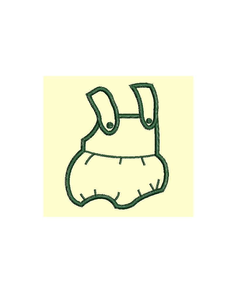 Barboteuse en appliqué - Appliqués