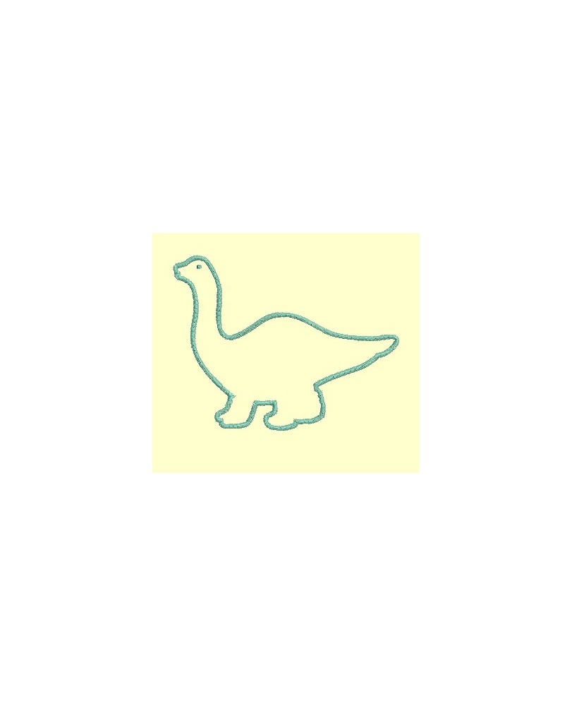 Dinosaure en appliqué - Appliqués