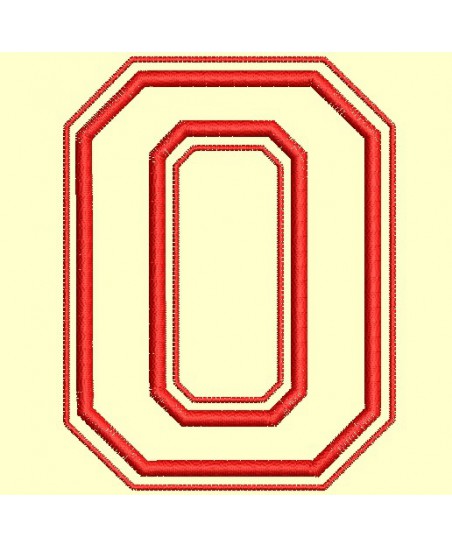 Chiffres Campus en appliqué de 0 à 9 pour cadre 10x10 cm - Accueil