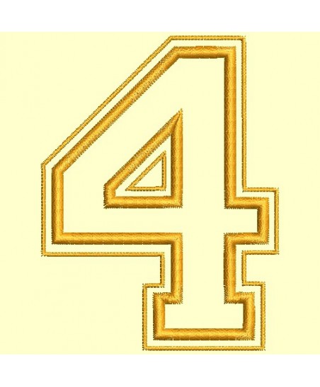 Chiffres Campus en appliqué de 0 à 9 pour cadre 10x10 cm - Accueil