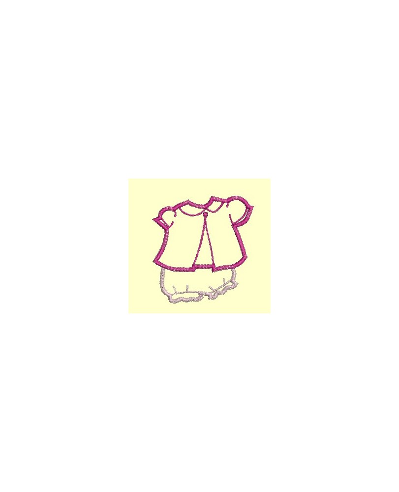 Bloomer et Tunique en appliqué - Appliqués