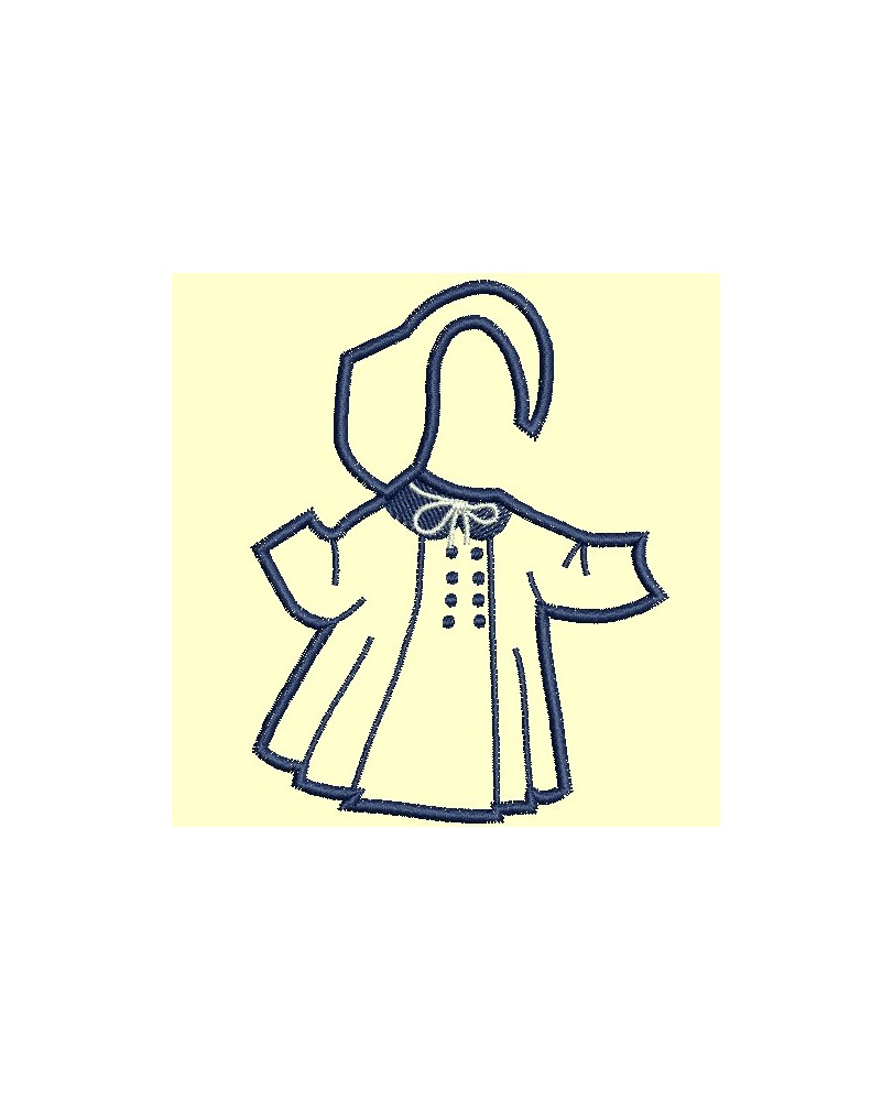 Manteau en appliqué - Appliqués