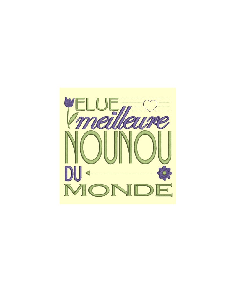Elue Meilleure Nounou, 3 tailles