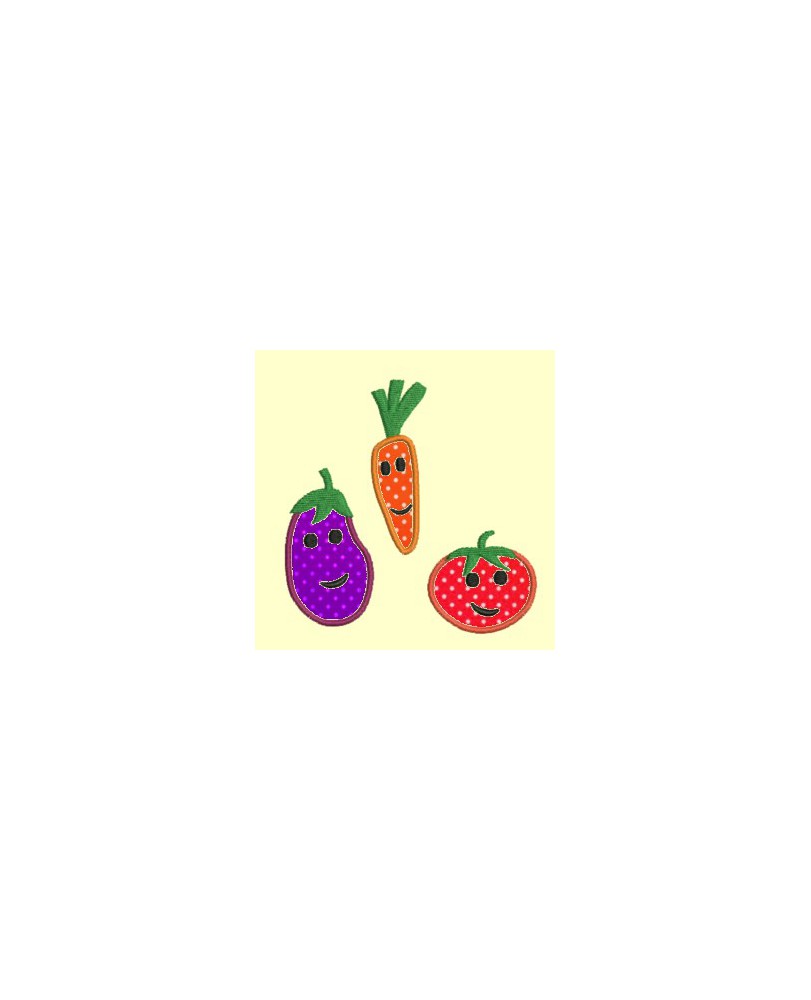 Trio de légumes - 3 tailles