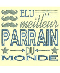 meilleur parrain - 4 tailles