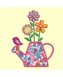 Arrosoir fleuri - 2 tailles