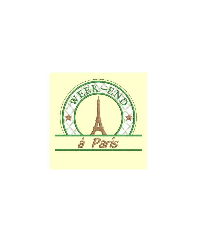 logo week end à Paris - 3 tailles