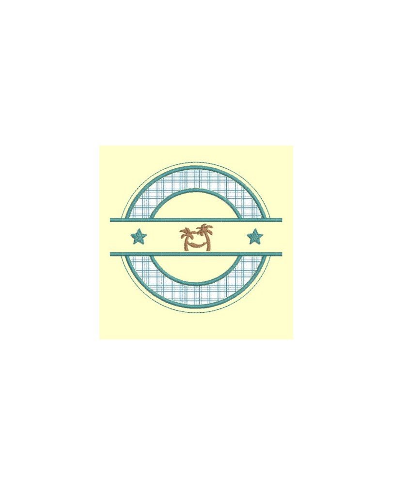 logo à personnaliser demi cercle Hamac - 3 tailles