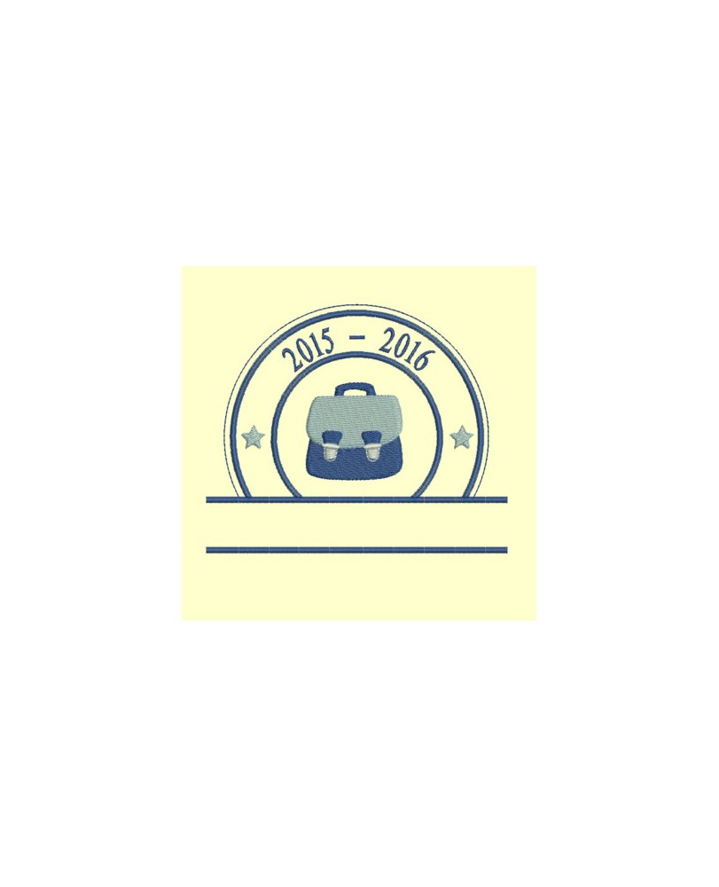 logo à personnaliser école 2015-2016 - 3 tailles