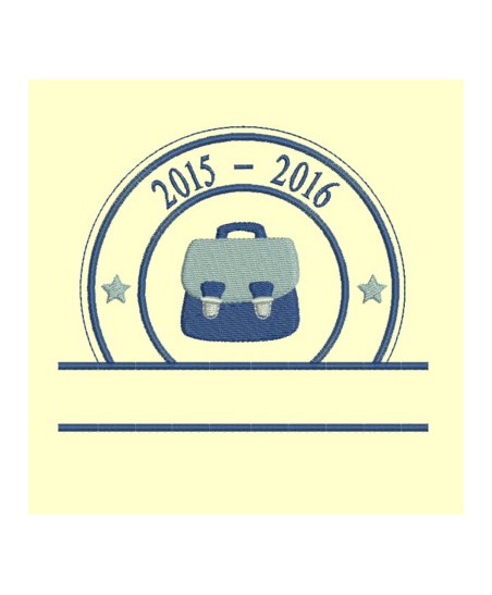 logo à personnaliser école 2015-2016 - 3 tailles