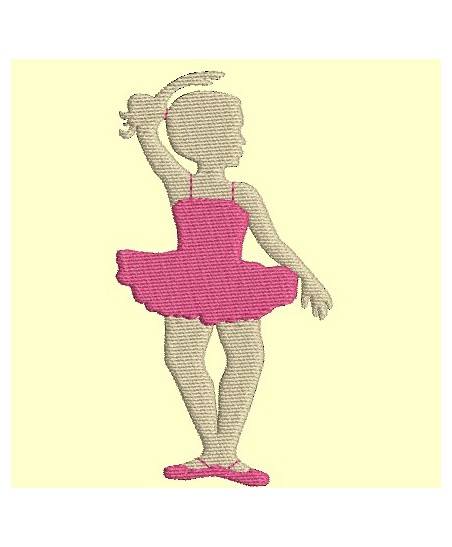 Série de petite danseuse en tutu - 3 fichiers - - Ombres chinoises