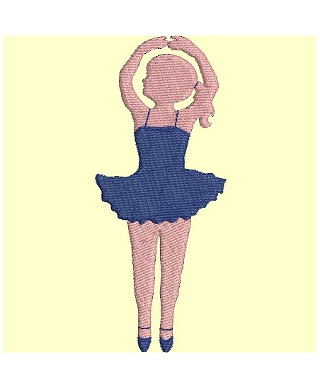 Série de petite danseuse en tutu - 3 fichiers - - Ombres chinoises