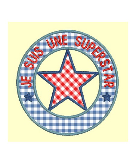 logo à personnaliser Je suis une Superstar - 5 tailles logo à personnaliser Je suis une Superstar - 5 tailles