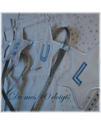 Etoile tout dans le cadre point Satin - Accueil