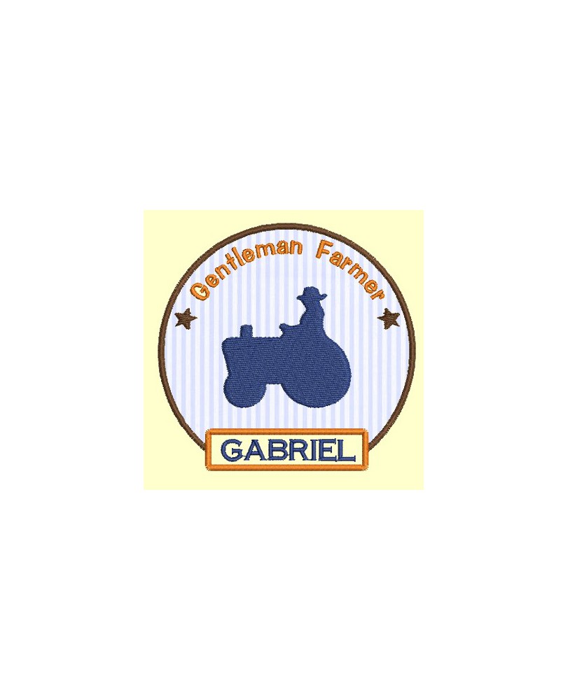 Gentleman farmer logo - 3 tailles