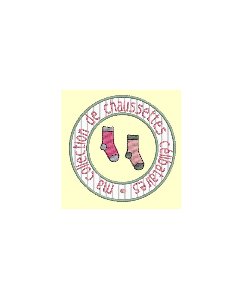macaron Rond chaussettes célibataires - 3 tailles